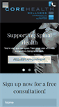 Mobile Screenshot of corehealthwellness.com