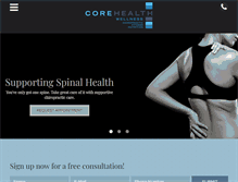 Tablet Screenshot of corehealthwellness.com